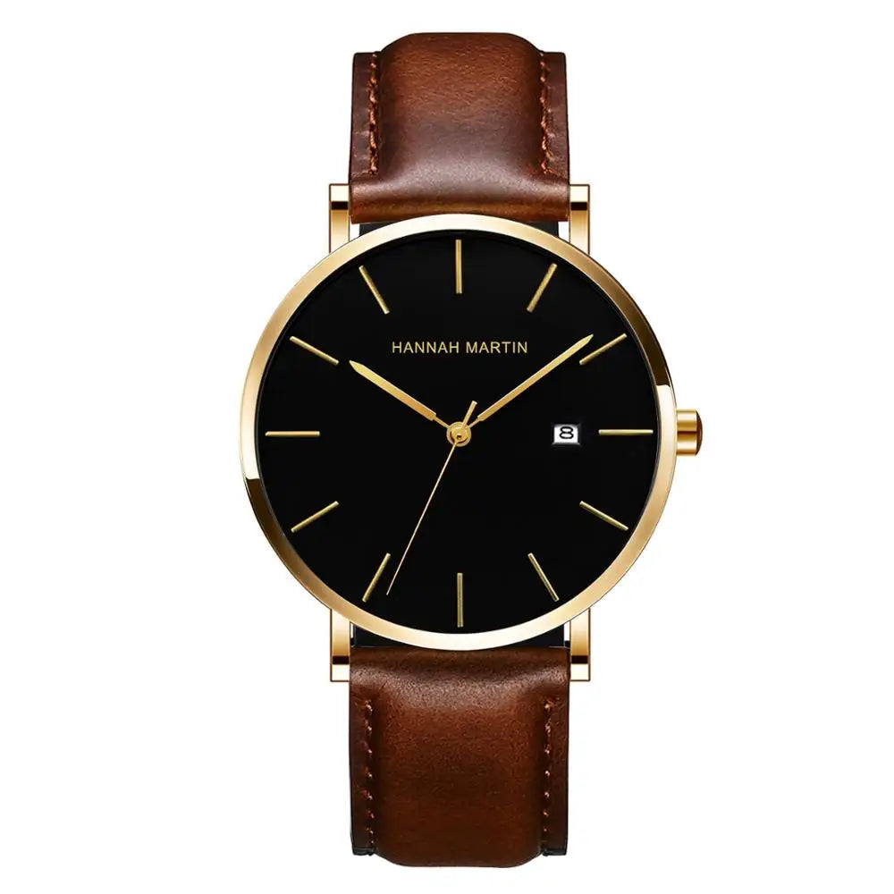Montre Homme Helios – Bracelet en Cuir