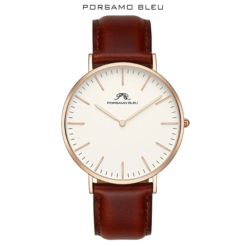 Montre Homme Zephyr - Bracelet en Cuir