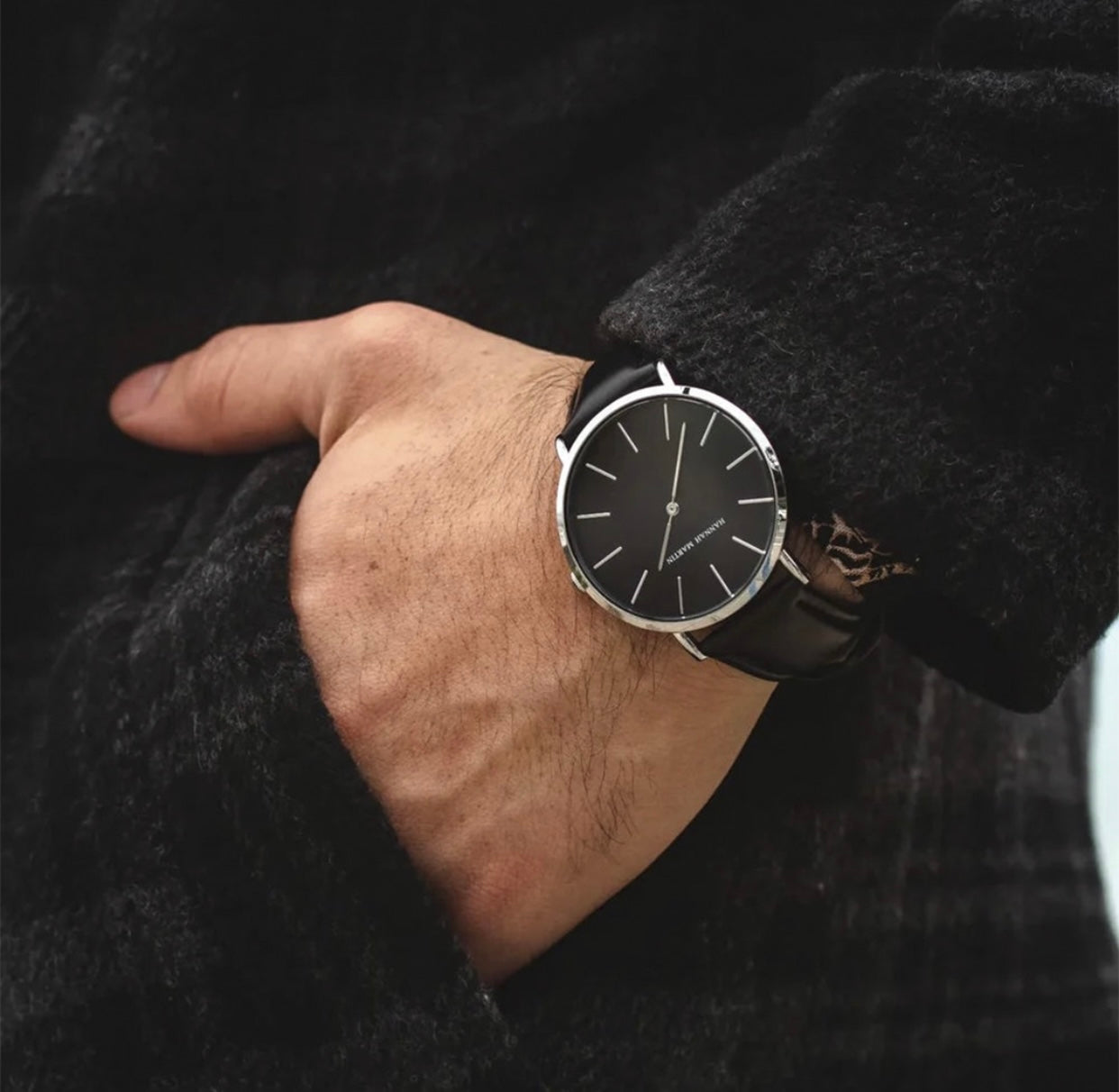 Montre Homme Elios – Bracelet en Cuir