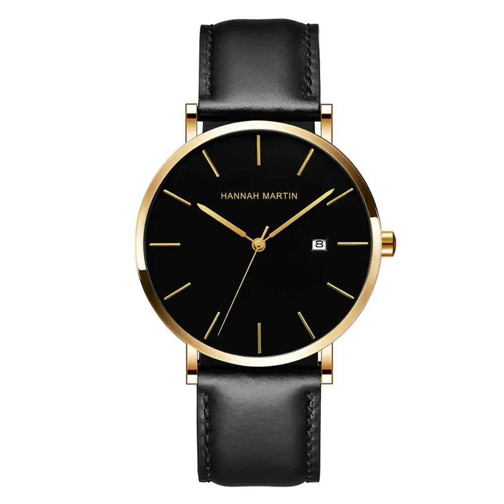 Montre Homme Helios – Bracelet en Cuir