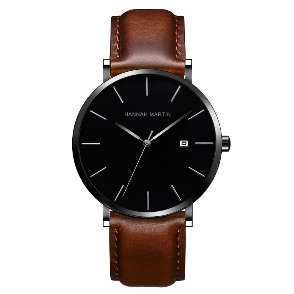 Montre Homme Helios – Bracelet en Cuir