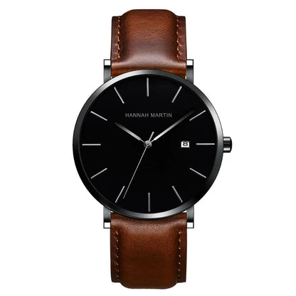 Montre Homme Helios – Bracelet en Cuir