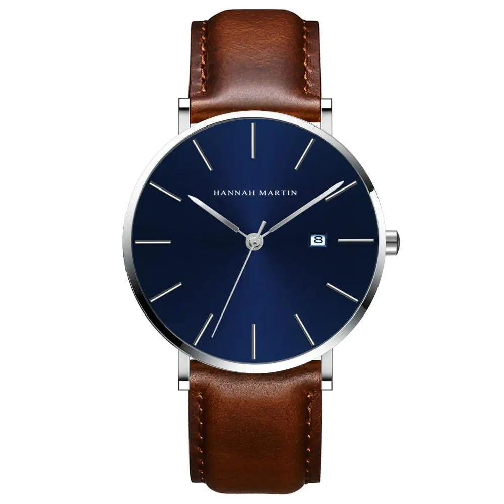 Montre Homme Helios – Bracelet en Cuir