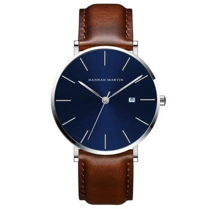 Montre Homme Helios – Bracelet en Cuir