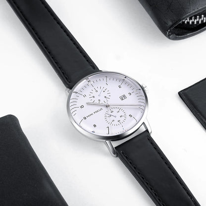 Montre Homme Sirius – Bracelet en Cuir