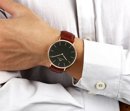 Montre Homme Zephyr - Bracelet en Cuir