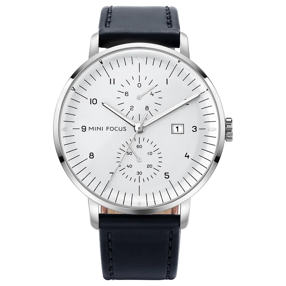Montre Homme Sirius – Bracelet en Cuir