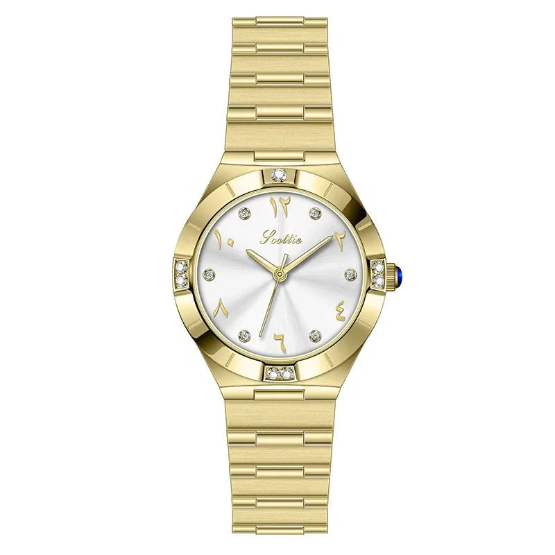 Montre Femme Lunaire - Bracelet en Métal