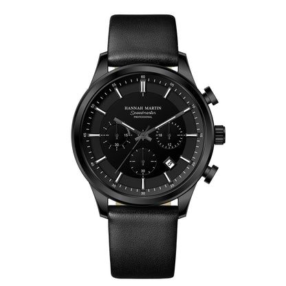 Montre Homme Chronos – Bracelet en Cuir