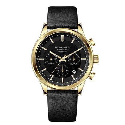 Montre Homme Chronos – Bracelet en Cuir