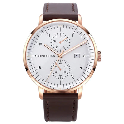 Montre Homme Sirius – Bracelet en Cuir