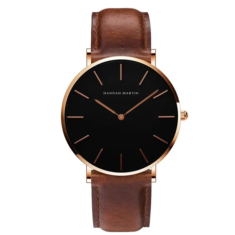 Montre Homme Elios – Bracelet en Cuir