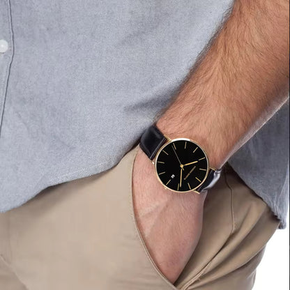 Montre Homme Helios – Bracelet en Cuir